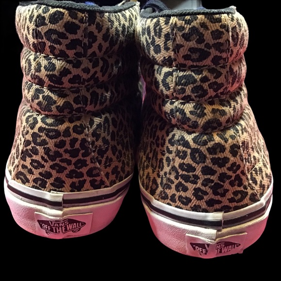 Vans Off The Wall Leopard SK8-Hi Slim Sneaker 8.5 - Picture 9 of 11